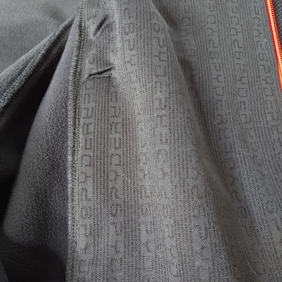 MENS SPYDER STELLAR JACKET Size Large Black Sherpa Lined Bonded Fleece - Picture 6 of 8